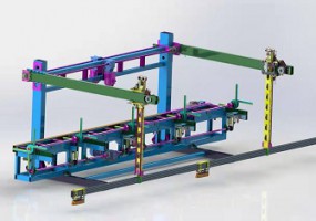 CZ section steel automatic palletizing robot